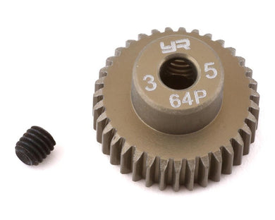 ALUMINUM 7075 HARD COATED MOTOR GEAR/PINIONS 64P 35T  #MG-64035