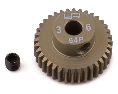 ALUMINUM 7075 HARD COATED MOTOR GEAR/PINIONS 64P 36T #MG-64036