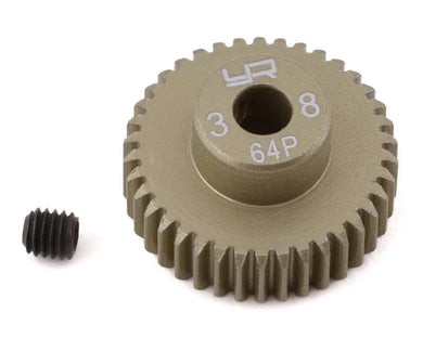 ALUMINUM 7075 HARD COATED MOTOR GEAR/PINIONS 64P 38T #MG-64038