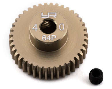 ALUMINUM 7075 HARD COATED MOTOR GEAR/PINIONS 64P 40T  #MG-64040