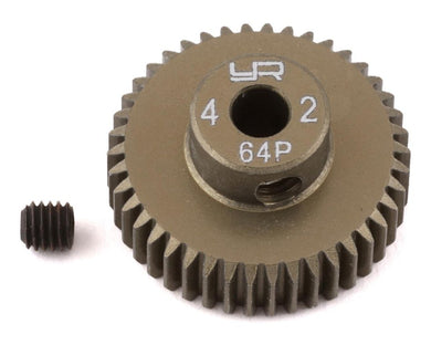 ALUMINUM 7075 HARD COATED MOTOR GEAR/PINIONS 64P 42T #MG-64042