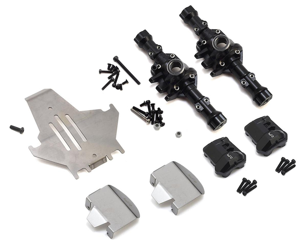 YEAH RACING FULL METAL AXLE HOUSING UPGRADE SET FOR TRAXXAS TRX-4 'G6 CERTIFIED' #TRX4-S02