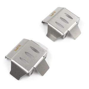 YEAH RACING STAINLESS STEEL FRONT / REAR DIFFERENTIAL PROTECTOR FOR ELEMENT 1/10 ENDURO  #EMED-001