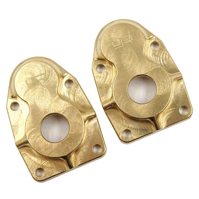 YEAH RACING BRASS PORTAL COVER 20G 2PCS FOR AXIAL CAPRA SCX10 III  #AXCP-003