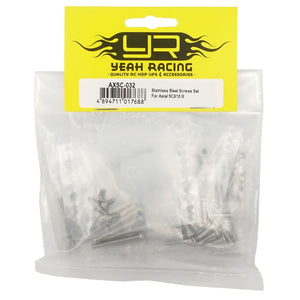 STAINLESS STEEL SCREWS SET FOR AXIAL SCX10 III #AXSC-032