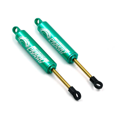 100MM DESERT LIZARD TWO STAGE INTERNAL SPRING DAMPER PAIR GREEN FOR CRAWLER #DDL-100GN