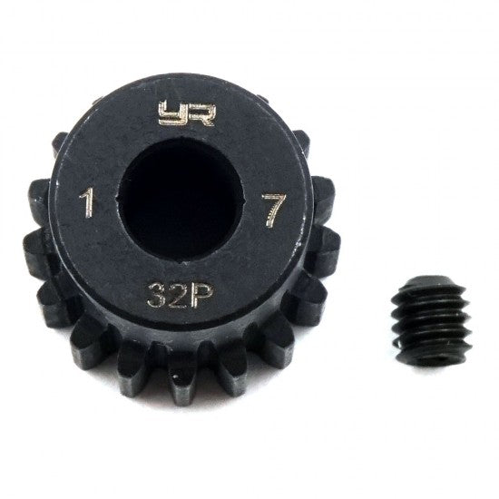 Yeah Racing HD Steel 5mm Bore Motor Gear/Pinions 32 Pitch 17 Teeth #MG-32005