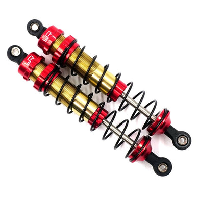 ALUMINUM TR-XB 100MM BIG BORE SHOCKS FOR TRAXXAS 1/10 SLASH STAMPEDE BANDIT ARRMA RC RED #TRSL-017RD