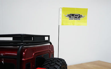 YEAH RACING Metal Antenna w/ Flag For Traxxas TRX-4 #TRX4-052