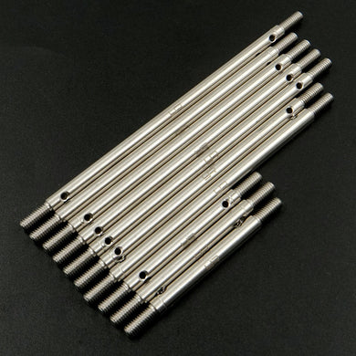 YEAH RACING STAINLESS STEEL FULL LINK SET 10PCS FOR TRAXXAS TRX-4 312MM #TRX4-081