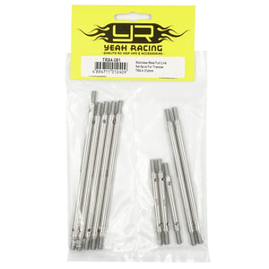 YEAH RACING STAINLESS STEEL FULL LINK SET 10PCS FOR TRAXXAS TRX-4 312MM #TRX4-081