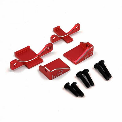 YEAH RACING ALUMINUM 30MM & 40MM FAN MOUNT RED #YA-0650RD