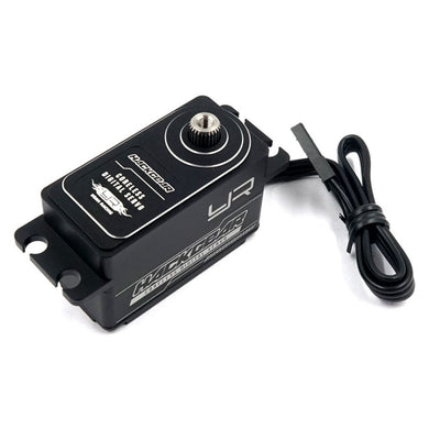 YEAH RACING ALUMINUM CASE LOW PROFILE DIGITAL HIGH SPEED CORELESS SERVO FOR 1/10 RC BLACK #YE-0033BK