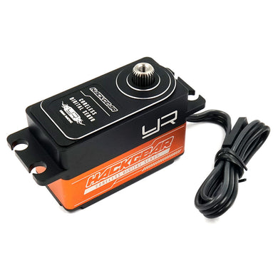 YEAH RACING ALUMINUM CASE LOW PROFILE DIGITAL HIGH SPEED CORELESS SERVO FOR 1/10 RC ORANGE #YE-0033OR