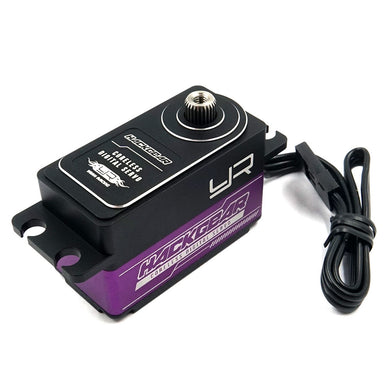 YEAH RACING ALUMINUM CASE LOW PROFILE DIGITAL HIGH SPEED CORELESS SERVO FOR 1/10 RC PURPLE #YE-0033PP