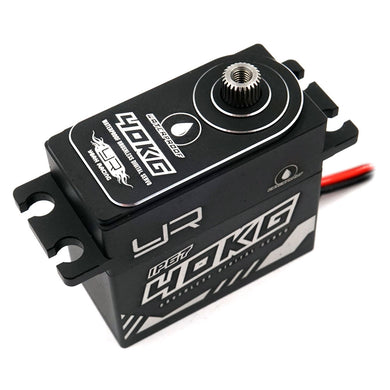 YEAH RACING IP67 40KG WATERPROOF HV HIGH TORQUE ALUMINUM CASE BRUSHLESS DIGITAL SERVO FOR 1/8 1/10 CRAWLER BUGGY OFF-ROAD #YE-0036BK