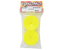 Yokomo 12mm Hex 1/10 Rear Buggy Wheels (Yellow) (2) (YZ-2/YZ-4/B-MAX) #YOKB4-827A