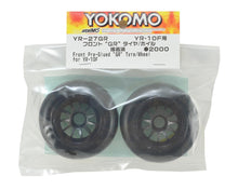 Yokomo YR10 F1 GR Ride Pre-Mounted Front Rubber Tires (2) #YOKYR-27GR