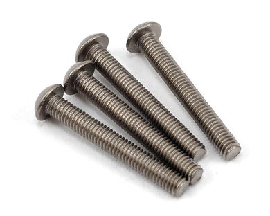 Yokomo 3x22mm Titanium Button Head Screw (4)  #YOKZC-BH322T