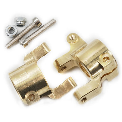 YEAH RACING Brass C-Hub 2 pcs For Axial SCX10 II #AXSC-005