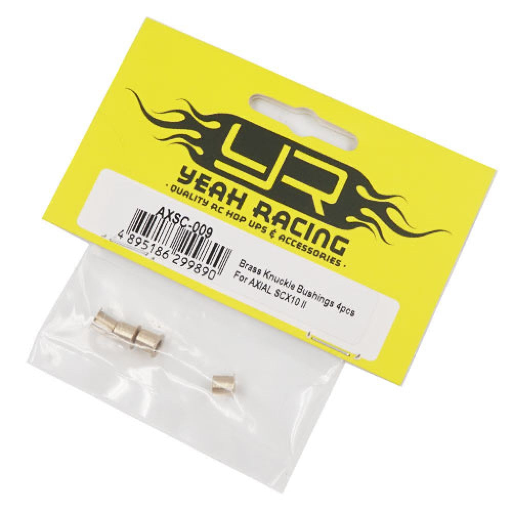 BRASS KNUCKLE BUSHINGS 4PCS FOR AXIAL SCX10 II ELEMENT ENDURO  #AXSC-009