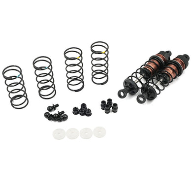 YEAH RACING ALUMINUM BIG BORE GO 70MM DAMPER SET 2PCS FOR 1/10 RC OFFROAD BUGGY BLACK #BBG-0070BK