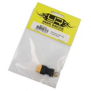 Yeah Racing XT60 Female To Male T Plug Connector Adapter #WPT-0134