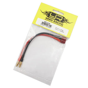 YEAH RACING 4MM PLUG W/ T-PLUG CONNECTOR WIRE 15CM #WPT-0138
