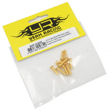 Yeah Racing 12.9 Grade Stainless Steel 24K Gold Coated Screw 3x12mm Hex Socket Button Head Screw 10pcs #SHP-312GD
