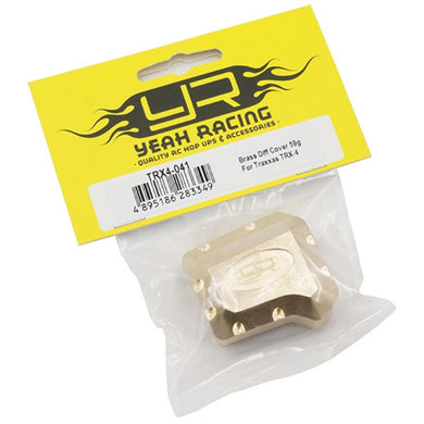 YEAH RACING BRASS DIFF COVER 65G FOR TRAXXAS TRX-4 TRX-6 'G6 CERTIFIED' #TRX4-041