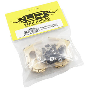 YEAH RACING BRASS FRONT STEERING KNUCKLE 59G 2 PCS FOR TRAXXAS TRX-4 TRX4-6  #TRX4-031