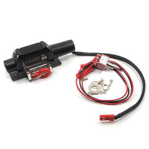 1/10 RC ROCK CRAWLER HD FULL METAL STEEL WIRED WINCH CONTROL UNIT TYPE C BLACK #YA-0388BK