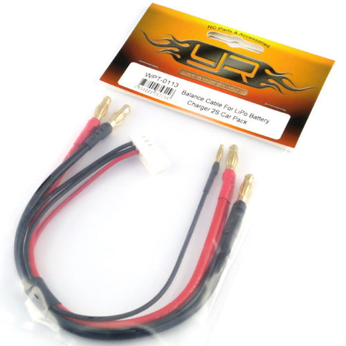 BALANCE CABLE FOR LIPO BATTERY CHARGER 2S CAR PACK #WPT-0113