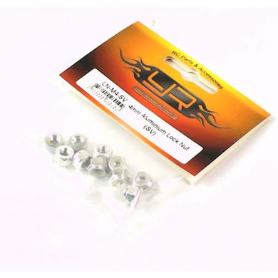 4MM ALUMINIUM LOCK NUT (SV) #LN-M4-SV