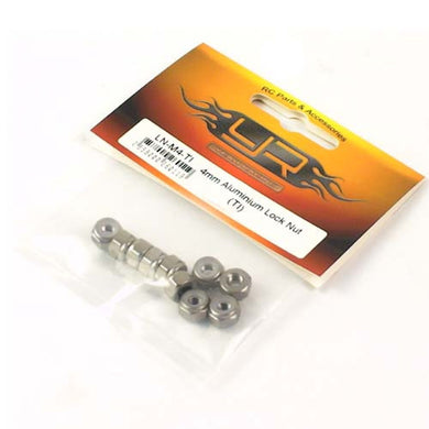 4MM ALUMINIUM LOCK NUT (TI) #LN-M4-TI