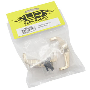 BRASS C HUBS 49G 2 PCS FOR TRAXXAS TRX-4 TRX4-6  #TRX4-040