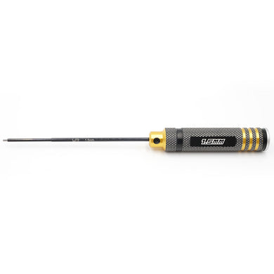 Aluminum 1.5mm Allen Hex Driver Tool Black Gold